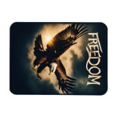 Beyond Wings: Freedom with an Eagle マグネット (横)