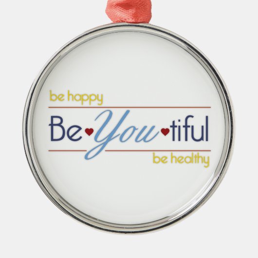 BeYoutiful メタルオーナメント (正面)