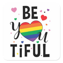BeYOutiful rainbow flagゲイフラグLGBTQプライド月