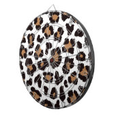 Bezaubernd Elegante Natürliche Leoparden Muster ダーツボード (正面右)