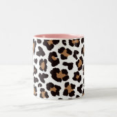Bezaubernd Elegante Natürliche Leoparden Muster ツートーンマグカップ (中央)