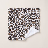 Bezaubernd Elegante Natürliche Leoparden Muster    バスタオルセット (ウォッシュタオル)