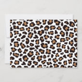 Bezaubernd Elegante Natürliche Leoparden Muster    招待状 (正面)
