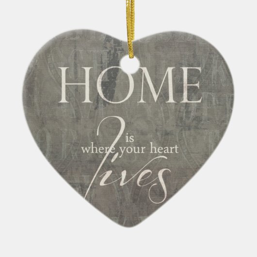 Bezauberndes Dekoherz "sweet home" セラミックオーナメント (正面)