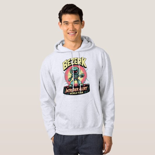 Bezerk Intruder Alert World Tour Retro Arcade パーカ (正面フル)
