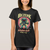 Bezerk Intruder Alert World Tour Retro Arcade  Tシャツ (正面)