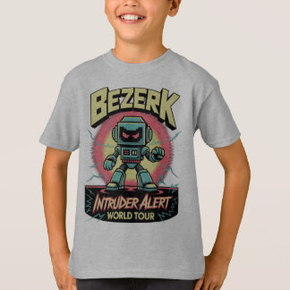 Bezerk Intruder Alert World Tour Retro Arcade  Tシャツ