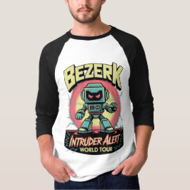 Bezerk Intruder Alert World Tour Retro Arcade Tシャツ
