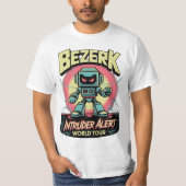 Bezerk Intruder Alert World Tour Retro Arcade  Tシャツ (正面)