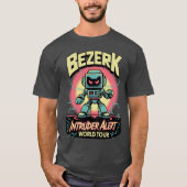 Bezerk Intruder Alert World Tour Retro Arcade  Tシャツ (正面)