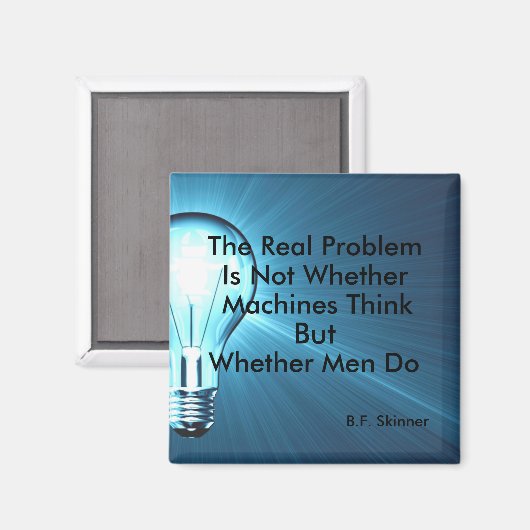 BFスキナー哲学引用文磁石 マグネット (正面/裏面)