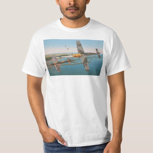 BF109 vs SPITFIRE Tシャツ (正面)
