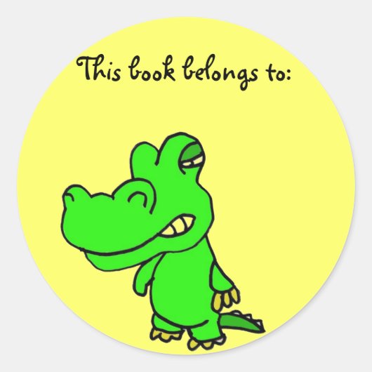 BF – ゲーターブックステッカー ラウンドシール (正面)