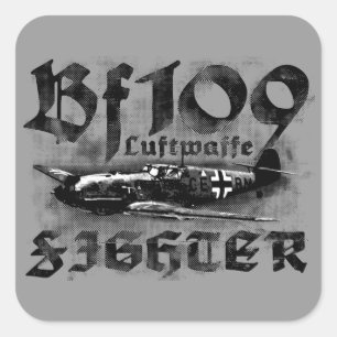 Bf 109の正方形のステッカー スクエアシール