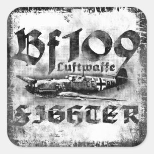 Bf 109の正方形のステッカー スクエアシール