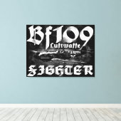 Bf 109キャンバスプリント キャンバスプリント (インサイチュ (ウッドフロア))