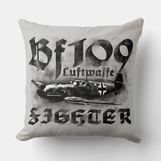 Bf 109グレードA綿装飾用クッション20x20 クッション (正面)