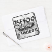 Bf 109スクエアステッカー スクエアシール (封筒)