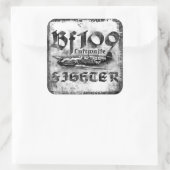 Bf 109スクエアステッカー スクエアシール (バッグ)