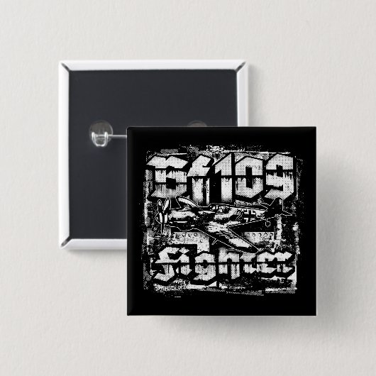 Bf 109ボタンボタン 缶バッジ (正面&裏面)