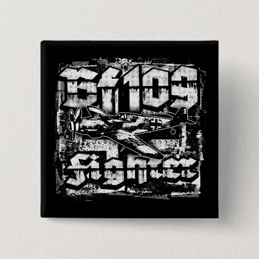 Bf 109ボタンボタン 缶バッジ (正面)