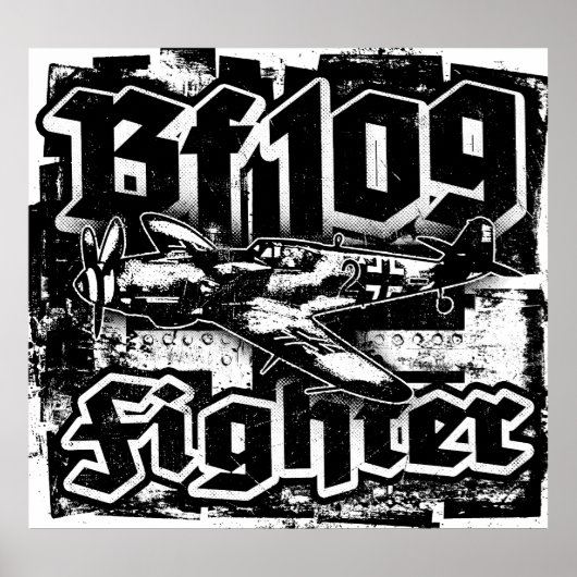 Bf 109ポスターポスター ポスター (正面)