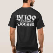 Bf 109メンズベーシックダークTシャツ Tシャツ (裏面)