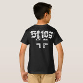 Bf 109 TシャツTシャツ Tシャツ (裏面フル)