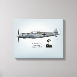 BF-109Gフランツスティグラプロファイル キャンバスプリント