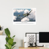 Bf 109G-6 "Erich Hartmann" ポスター (ホームオフィス)
