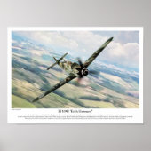 Bf 109G-6 "Erich Hartmann" ポスター (正面)