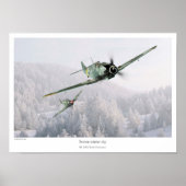 BF 109G "Erich Hartmann" ポスター (正面)