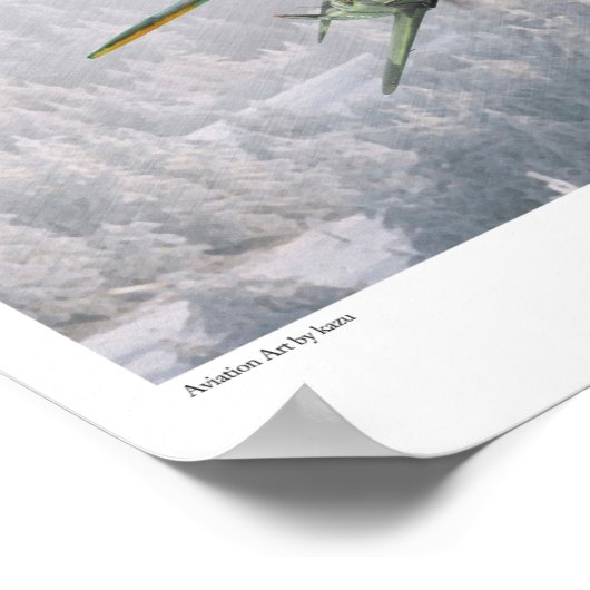 BF 109G "Erich Hartmann" ポスター (角)