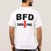 BFDエンジン1のTシャツ Tシャツ (裏面)