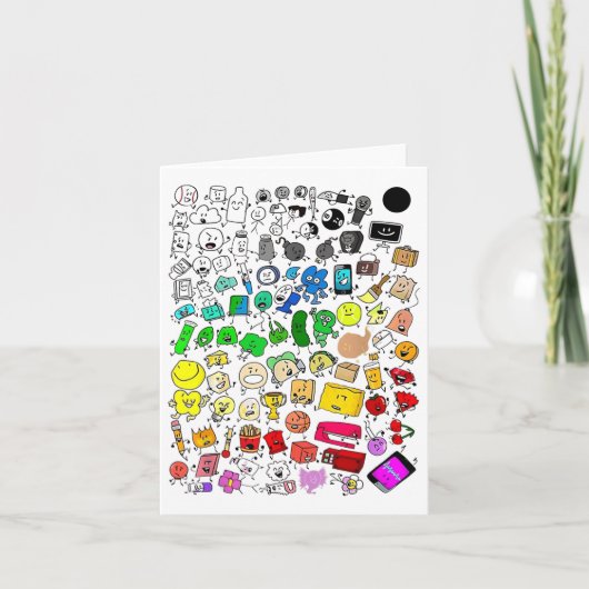 Bfdiアニメーション狂気すべてのキャラクター_1 カード (正面)