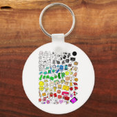 Bfdiアニメーション狂気すべてのキャラクター_1 キーホルダー (正面)