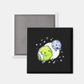 Bfdiテニスボールとゴルフボールデュオ数学 マグネット (正面/裏面)