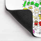 Bfdi Inanimate狂気すべてのキャラクター マウスパッド (コーナー)