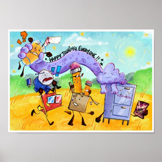 BFDI X II MEETUP POSTER ポスター (正面)