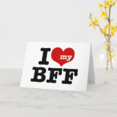 BFFが大好き カード (黄色い花)