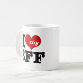 BFFが大好き コーヒーマグカップ (正面左)