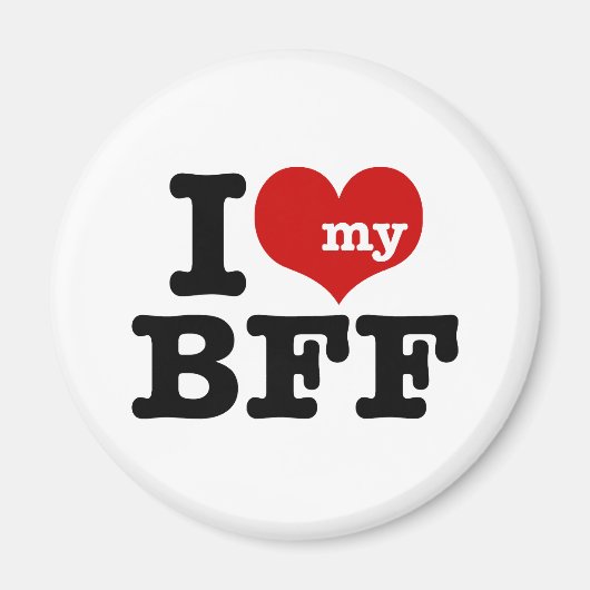 BFFが大好き マグネット (正面)