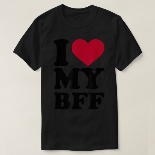 BFFが大好き Tシャツ (デザイン正面)