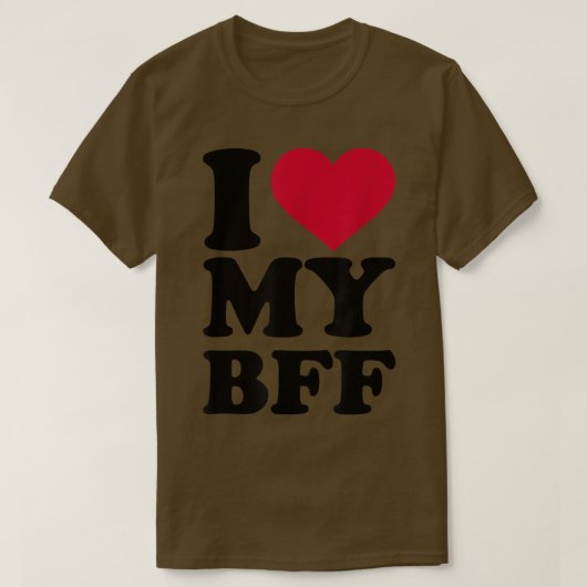 BFFが大好き Tシャツ (デザイン正面)