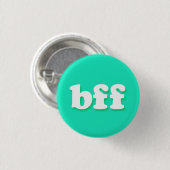 bffのインターネットのテキストメッセージ句 缶バッジ (正面&裏面)
