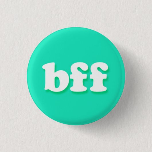 bffのインターネットのテキストメッセージ句 缶バッジ (正面)