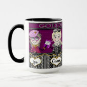 BFFのマグ-女神の規則4のガールフレンド- BFF マグカップ (左)