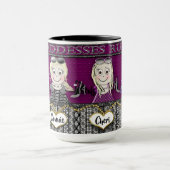 BFFのマグ-女神の規則4のガールフレンド- BFF マグカップ (中央)