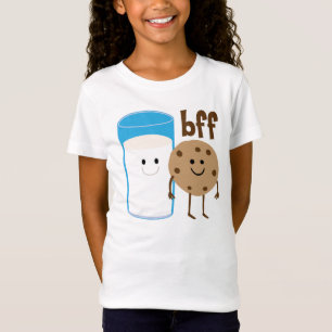 BFFのミルク及びクッキーのワイシャツ Tシャツ