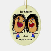 BFFのロックマンガ セラミックオーナメント (右)
